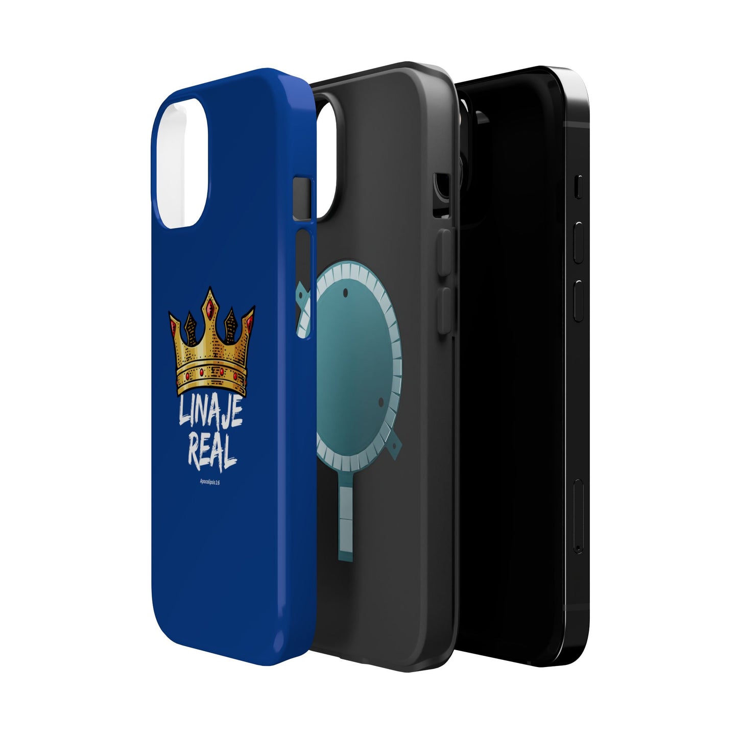 Magnetic Phone Case with Crown Design, Unique Phone Cover, Gift for Artists, Trendy Case, Protection for iPhone, Customizable Design