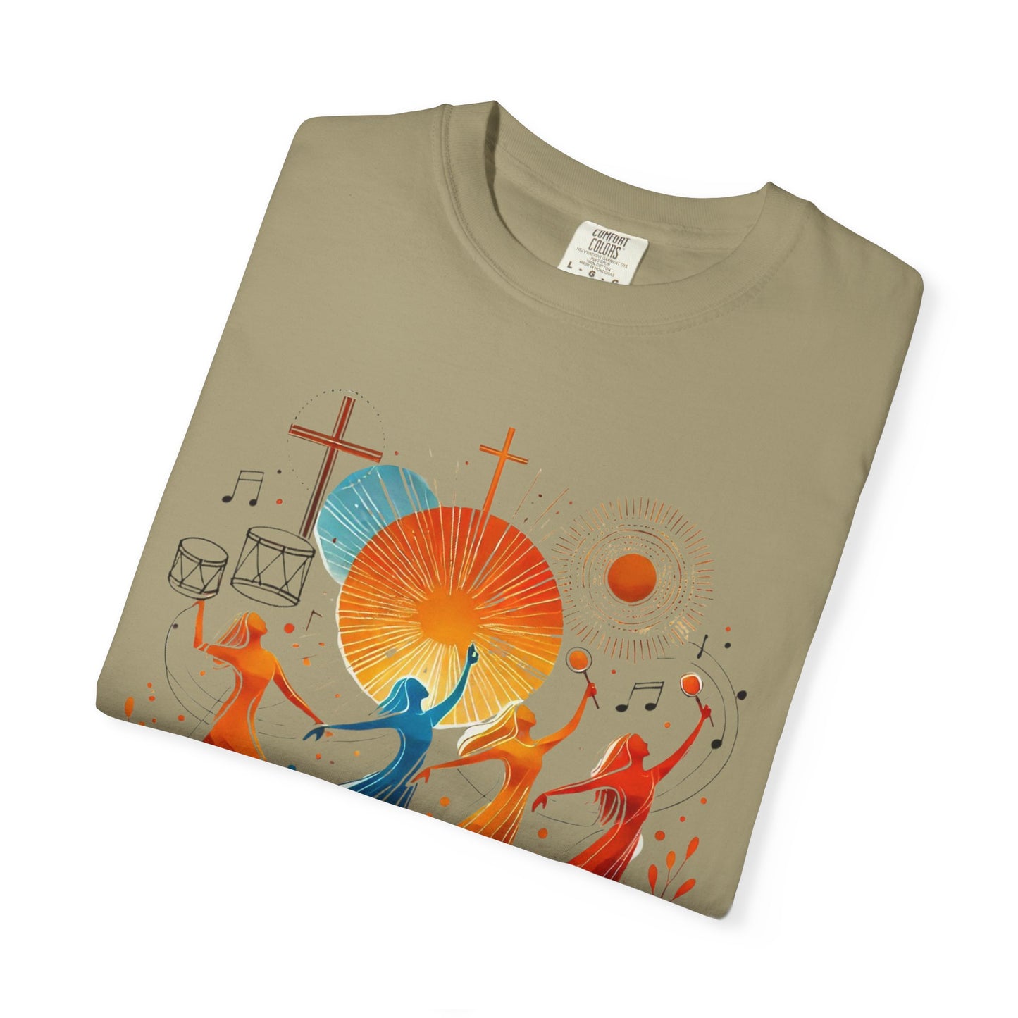 Unisex Garment-Dyed T-Shirt, Dance Design Tee, Seasonal Celebration Shirt, Gift for Dance Lovers, Festival Apparel