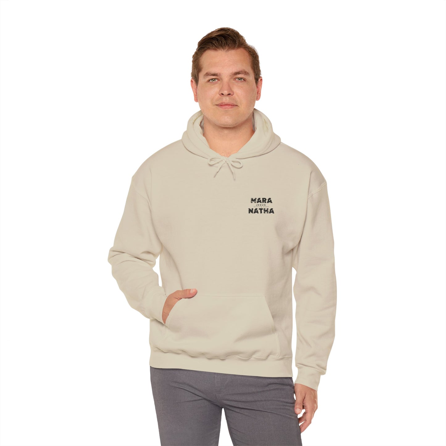 Faith-Inspired Unisex Hoodie - Mara Natha Collection, Cozy Prayer Sweatshirt, Inspirational Gift, Religious Wear, Spiritual Fashion