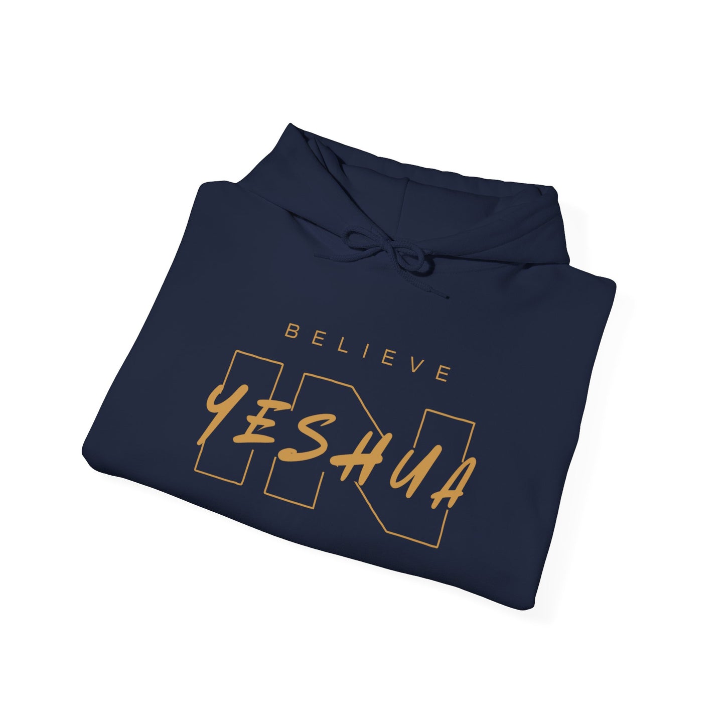 Unisex Heavy Blend™ Hooded Sweatshirt - 'Believe Yeshua' Inspirational Hoodie