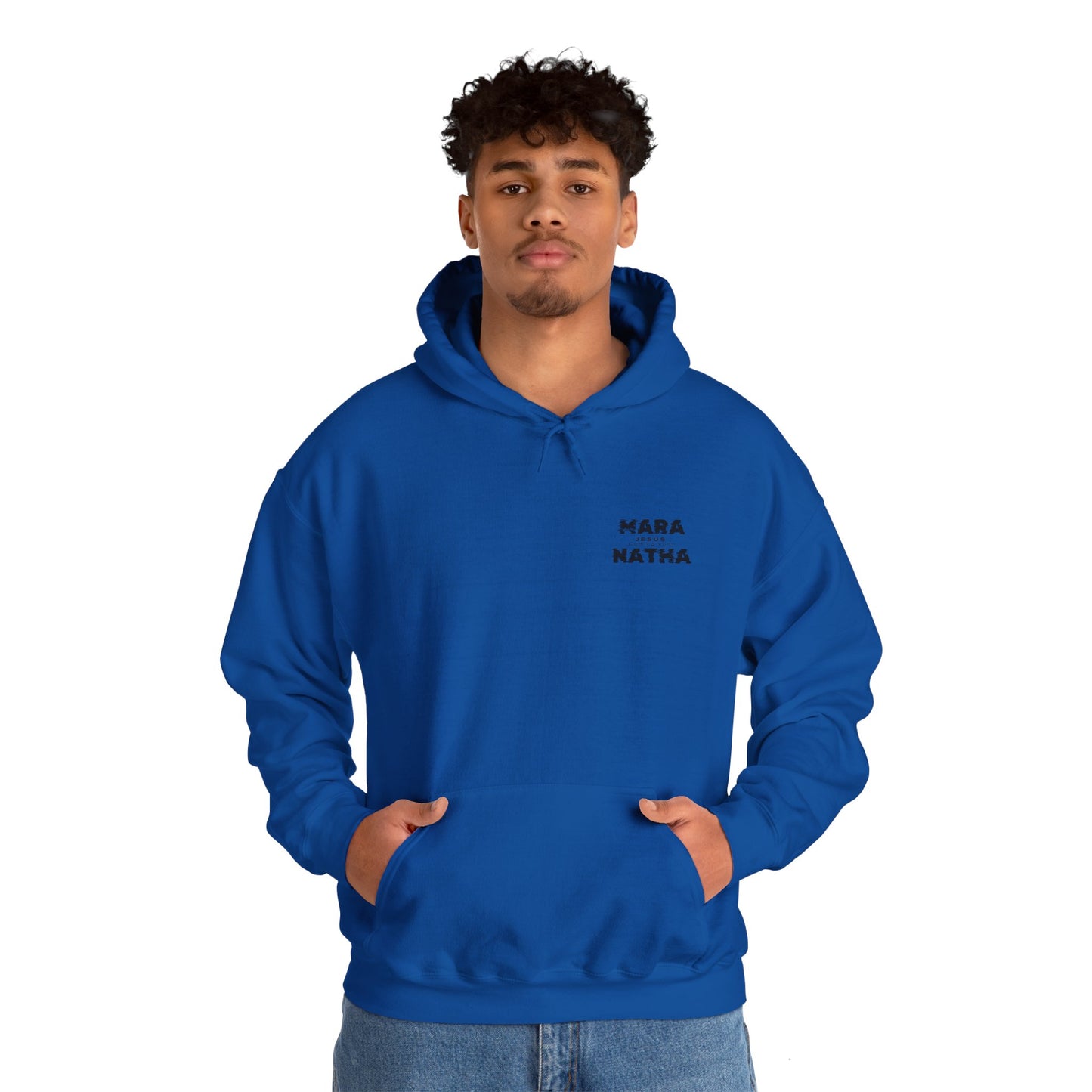 Faith-Inspired Unisex Hoodie - Mara Natha Collection, Cozy Prayer Sweatshirt, Inspirational Gift, Religious Wear, Spiritual Fashion