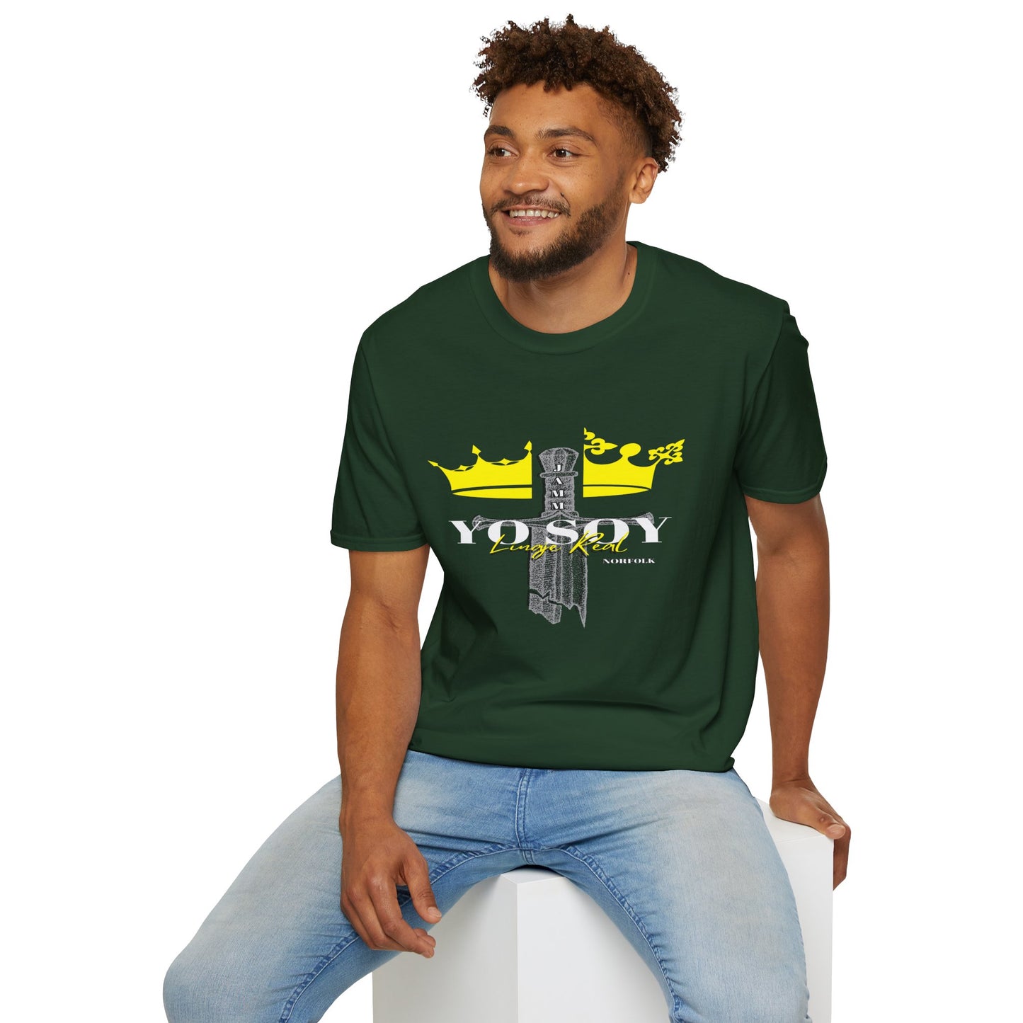 Crown Graphic Unisex Softstyle T-Shirt | Casual Wear, Streetwear, Gift for Friends, Birthday, Everyday Fashion