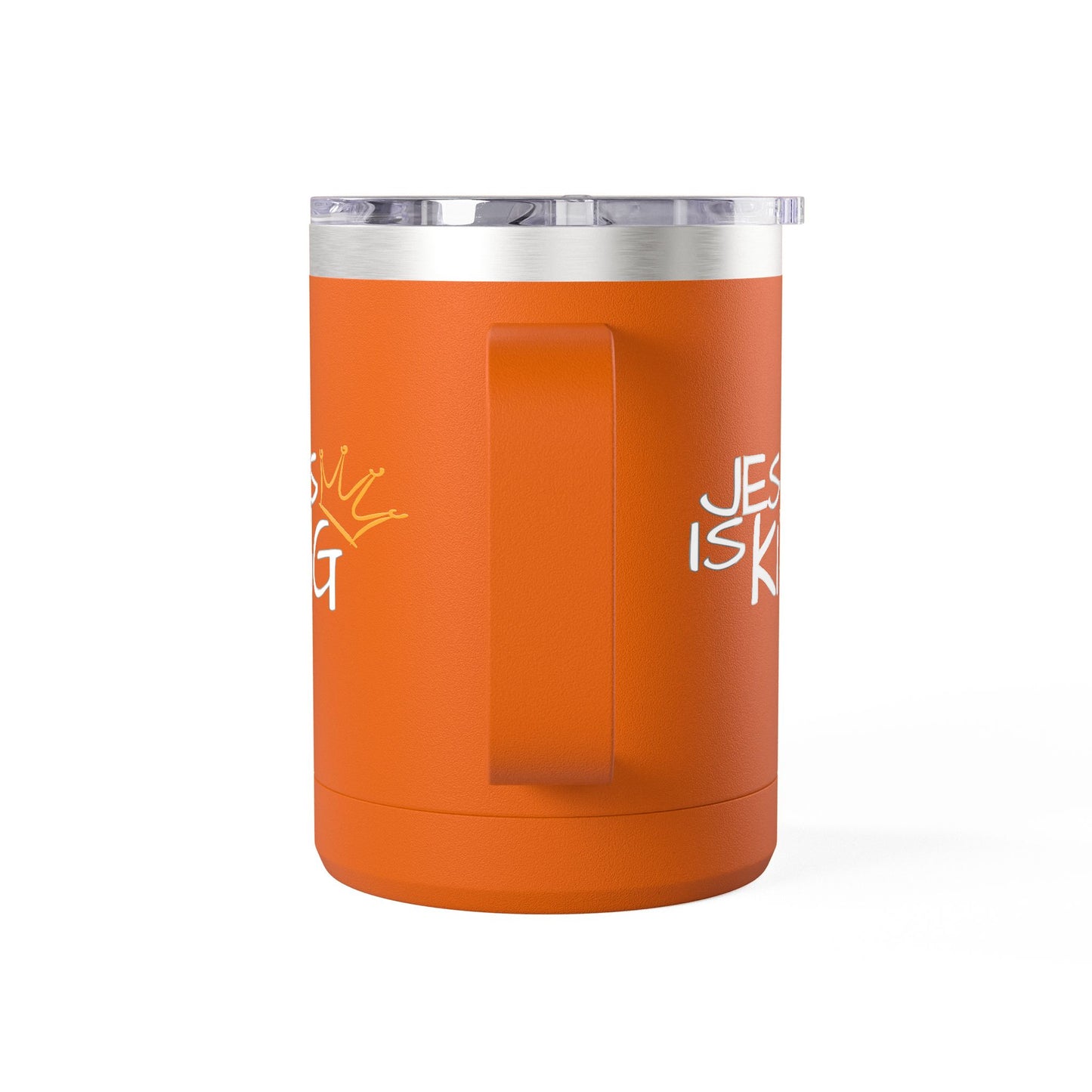Inspirational Jesus Is King Coffee Mug Tumbler | 15oz, Faith Gift, Christian Cup, Religious Drinkware, Unique Keepsake