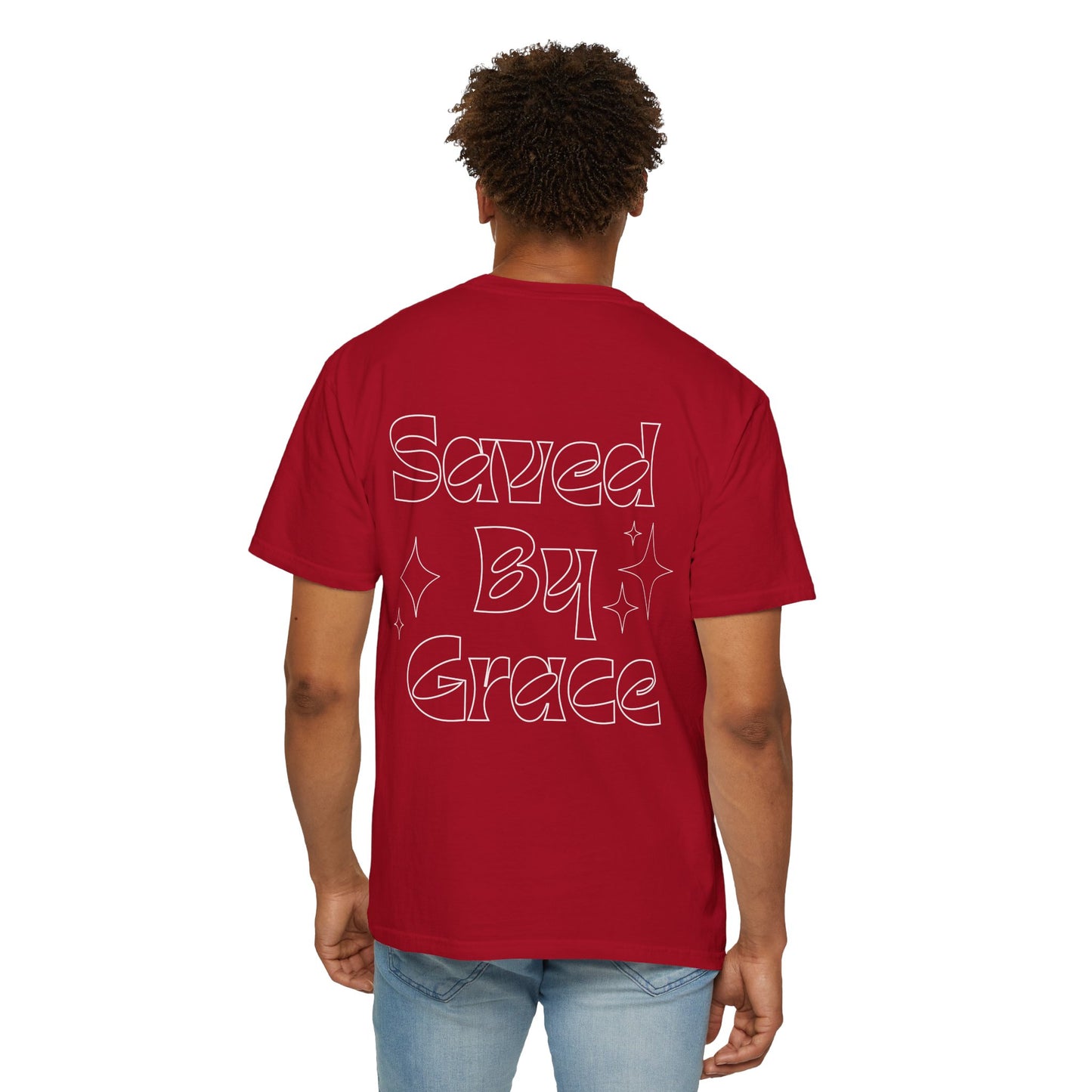 Faith-Inspired Unisex T-Shirt - Saved By Grace, Casual Wear, Christian Apparel, Gift for Believers, Everyday Comfort