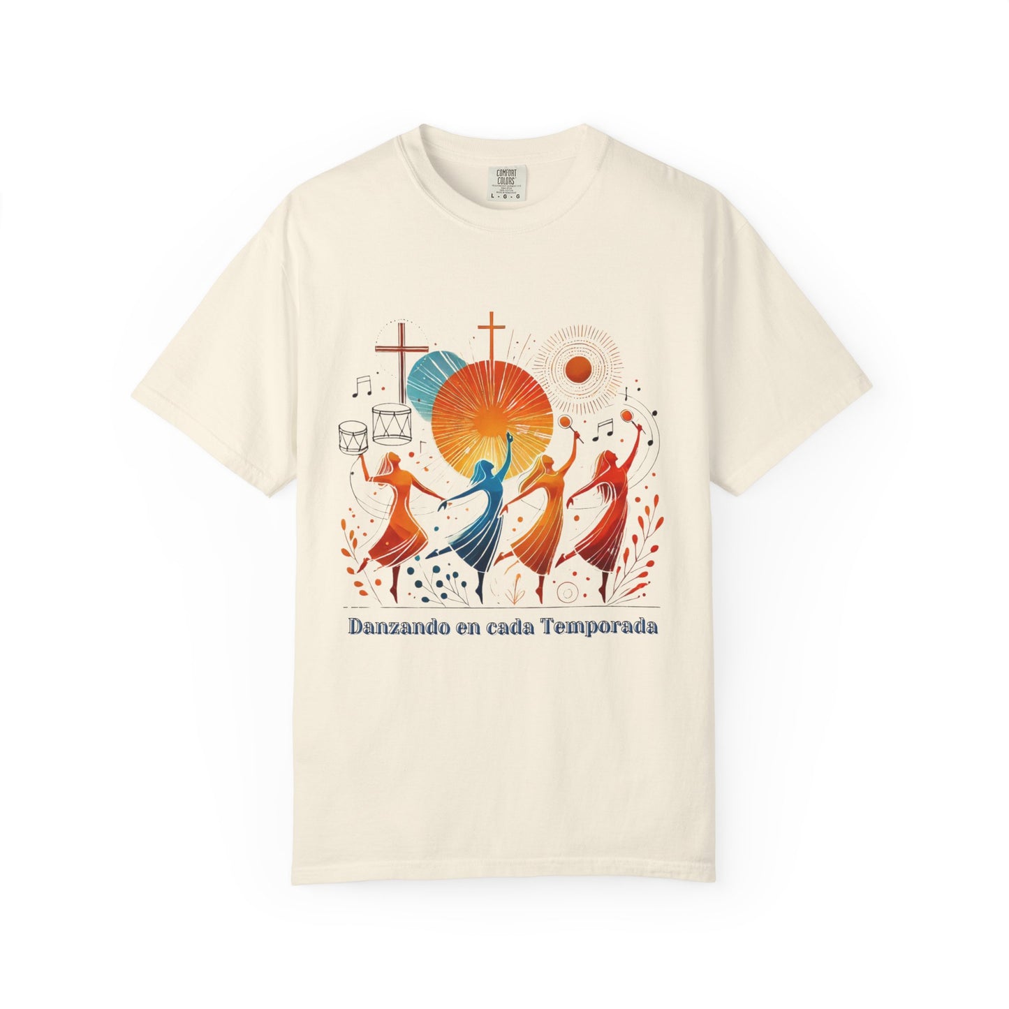 Unisex Garment-Dyed T-Shirt, Dance Design Tee, Seasonal Celebration Shirt, Gift for Dance Lovers, Festival Apparel