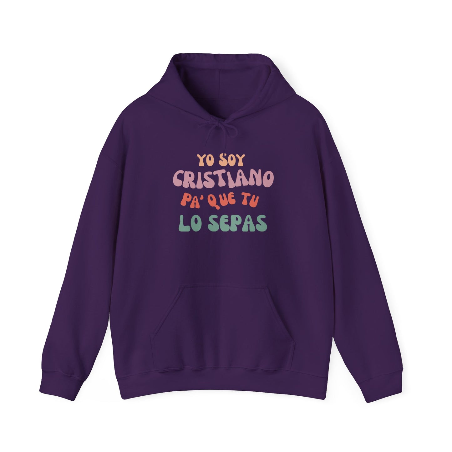 Unisex Heavy Blend Hooded Sweatshirt - 'Yo Soy Cristiano' Statement Sweatshirt