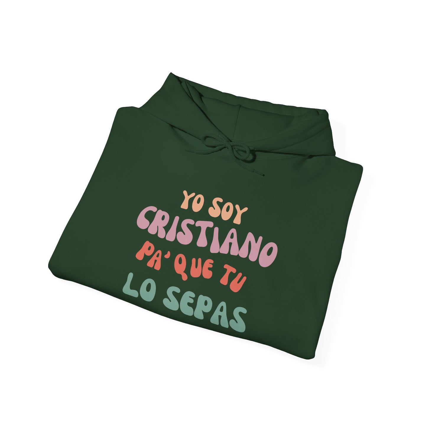 Unisex Heavy Blend Hooded Sweatshirt - 'Yo Soy Cristiano' Statement Sweatshirt