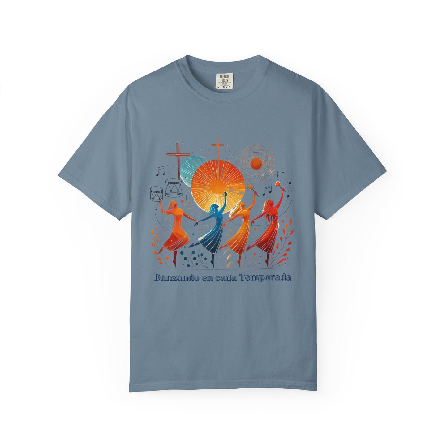 Unisex Garment-Dyed T-Shirt, Dance Design Tee, Seasonal Celebration Shirt, Gift for Dance Lovers, Festival Apparel