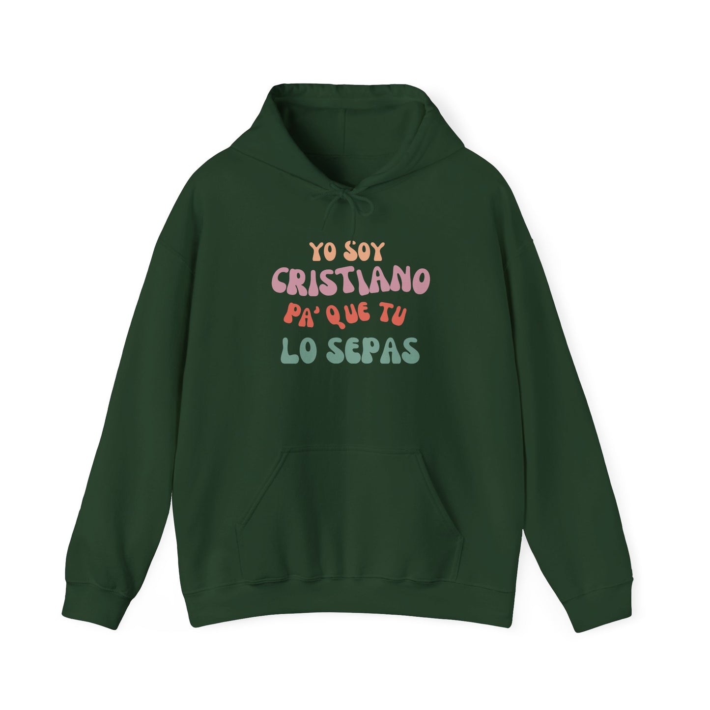 Unisex Heavy Blend Hooded Sweatshirt - 'Yo Soy Cristiano' Statement Sweatshirt