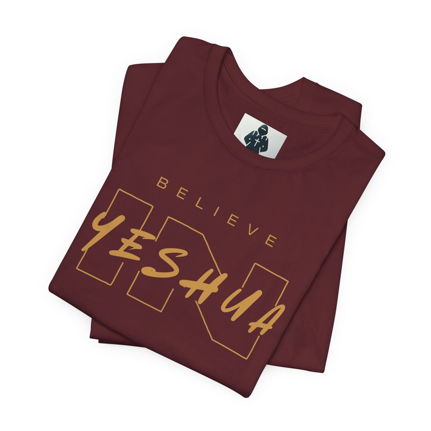 Unisex Short Sleeve Tee - 'Believe Yeshua' Inspirational Graphic Tee