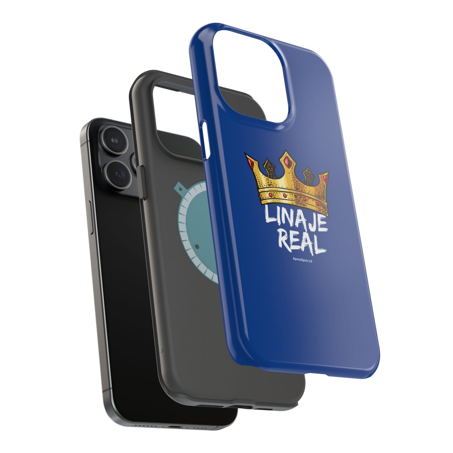 Magnetic Phone Case with Crown Design, Unique Phone Cover, Gift for Artists, Trendy Case, Protection for iPhone, Customizable Design