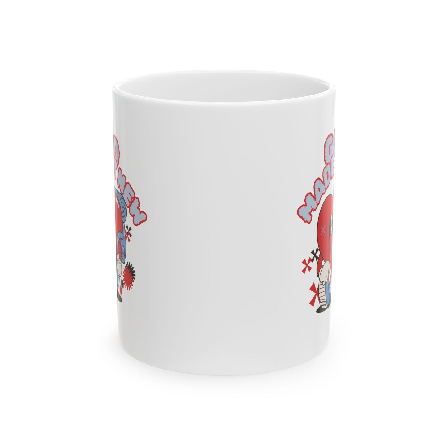 Playful Ceramic Mug - Unique Design for Coffee Lovers