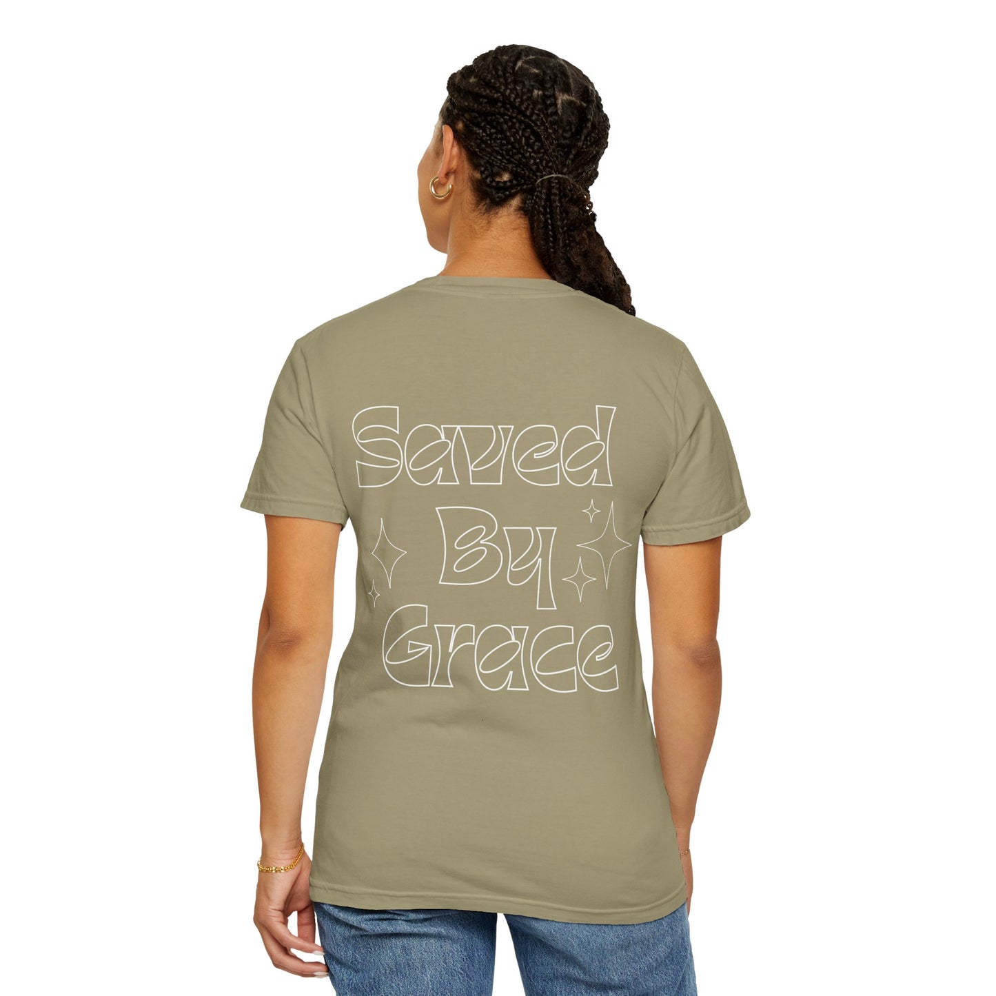 Faith-Inspired Unisex T-Shirt - Saved By Grace, Casual Wear, Christian Apparel, Gift for Believers, Everyday Comfort
