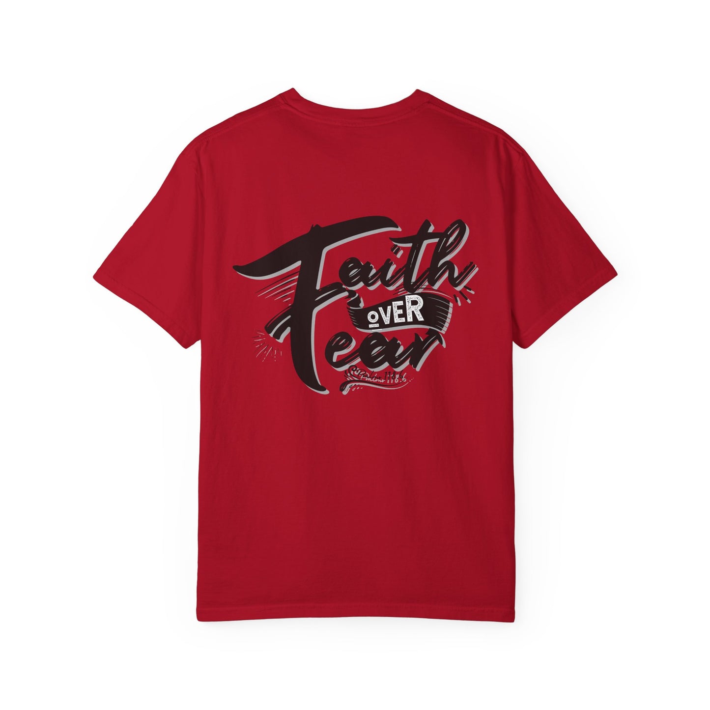 Faith Over Fear Graphic Tee, Inspirational T-Shirt, Christian Apparel, Unisex Religious Shirt, Powerfull Fashion