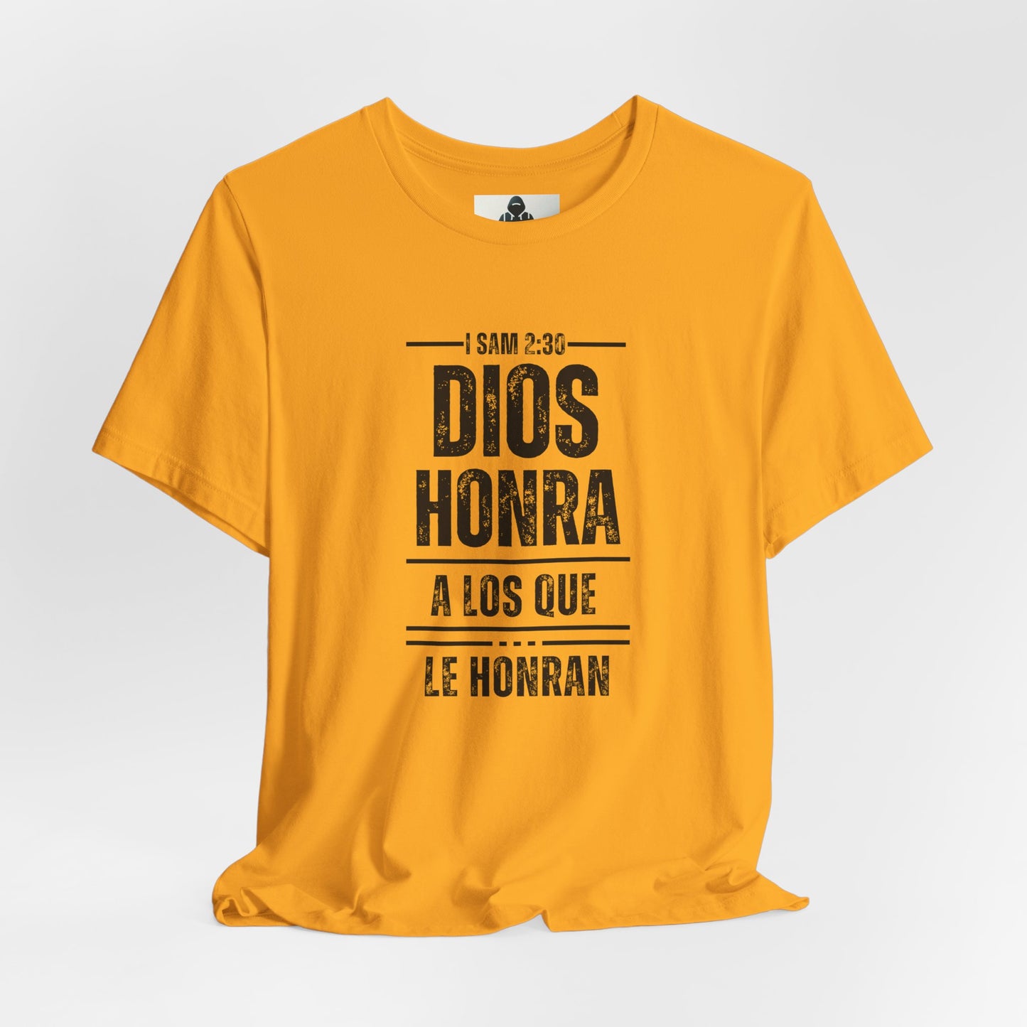 Inspirational Unisex Jersey Tee - "Dios Honra a los Que Le Honran"