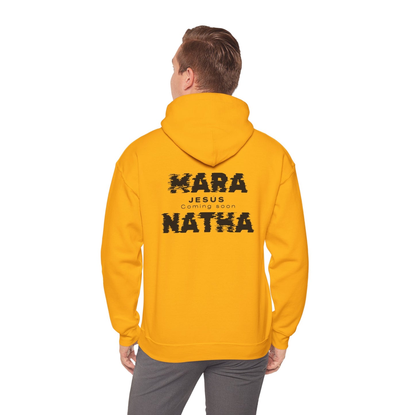 Faith-Inspired Unisex Hoodie - Mara Natha Collection, Cozy Prayer Sweatshirt, Inspirational Gift, Religious Wear, Spiritual Fashion
