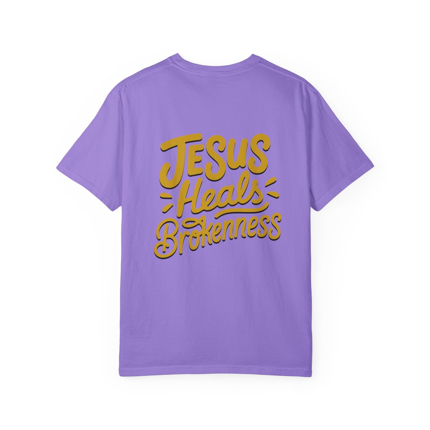 Inspirational Unisex T-Shirt - Jesus Heals Brokenness, Faith Shirt, Encouraging Apparel, Christian Gift, Spiritual Clothing