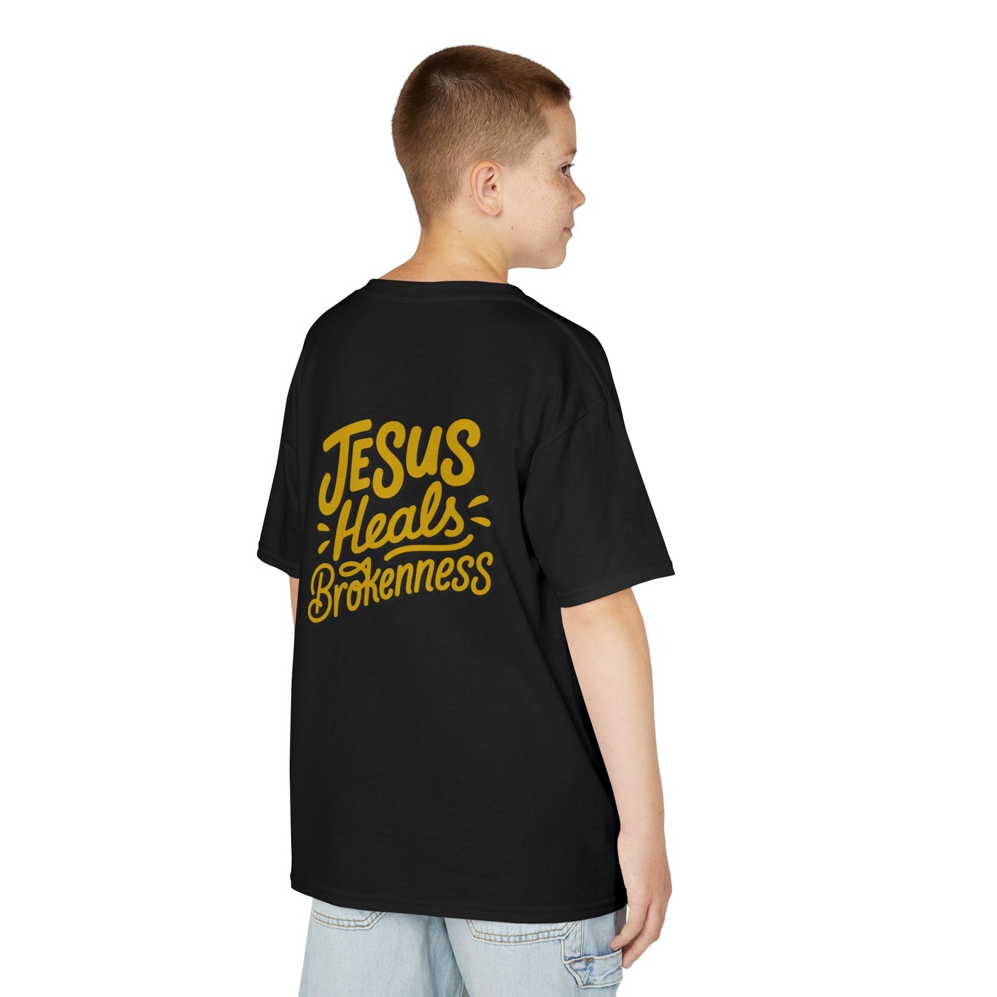 Kids Inspirational Tee - "Good" & "Jesus Heals Brokenness" - Perfect for Church, Gifts, Birthdays, Family Events