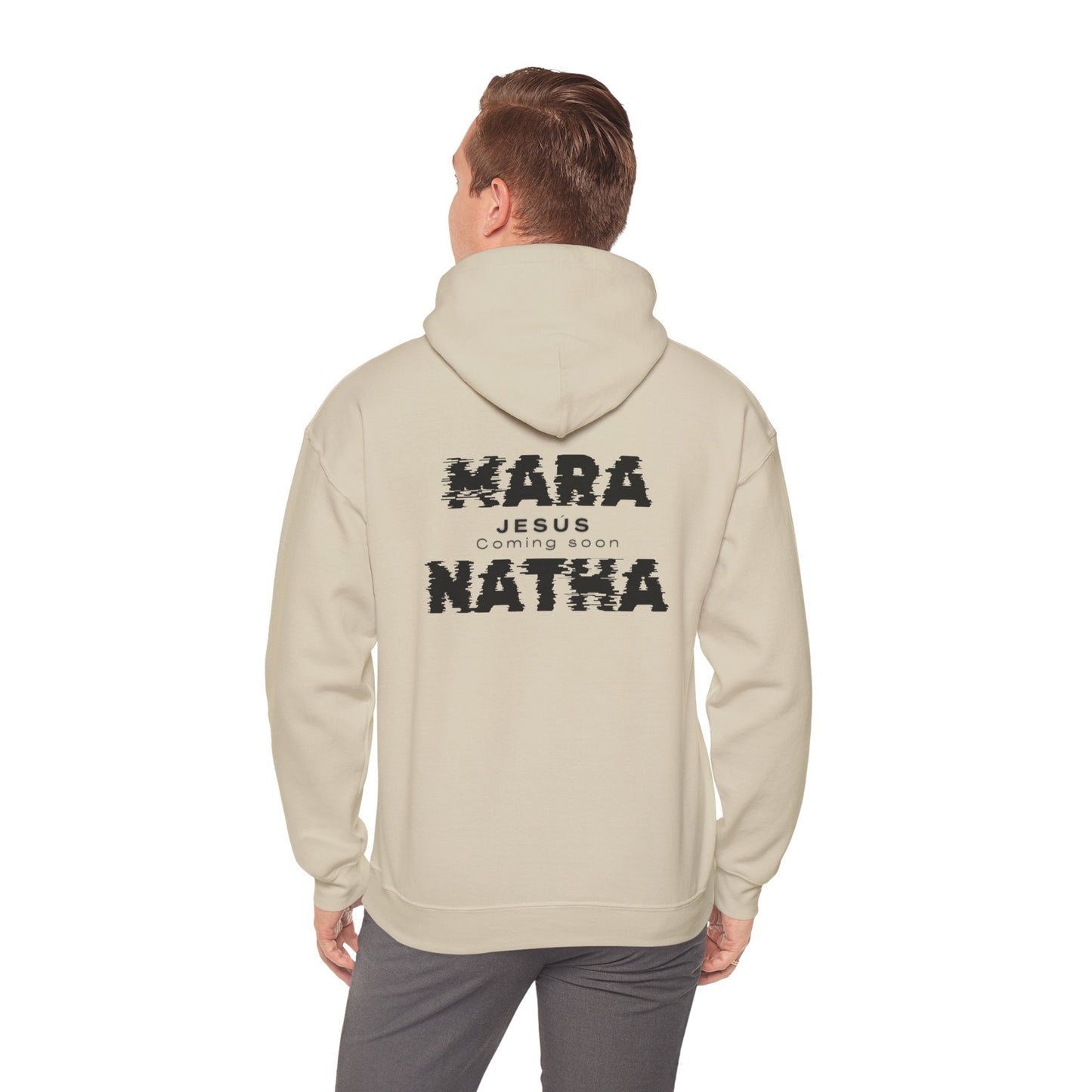 Faith-Inspired Unisex Hoodie - Mara Natha Collection, Cozy Prayer Sweatshirt, Inspirational Gift, Religious Wear, Spiritual Fashion