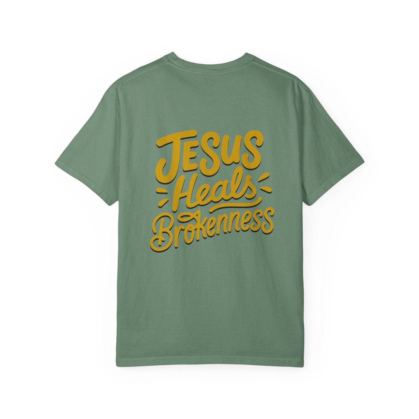 Inspirational Unisex T-Shirt - Jesus Heals Brokenness, Faith Shirt, Encouraging Apparel, Christian Gift, Spiritual Clothing