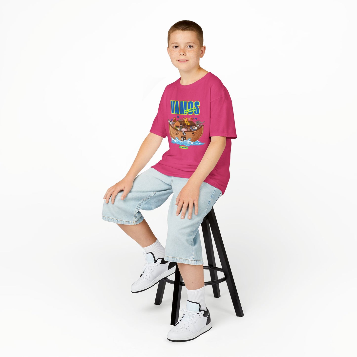 Fun Adventure Kids Tee, Cute Animal T-Shirt, Kids Summer Style, Birthday Gift, Playful Graphic T-Shirt
