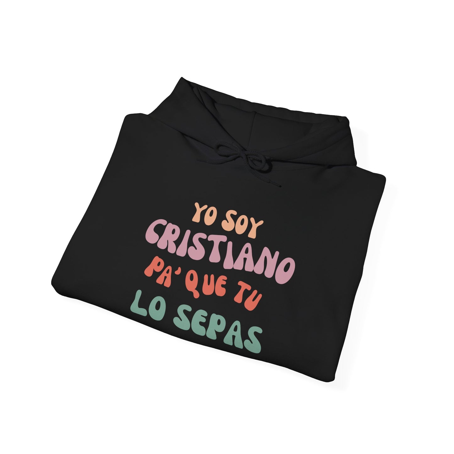 Unisex Heavy Blend Hooded Sweatshirt - 'Yo Soy Cristiano' Statement Sweatshirt