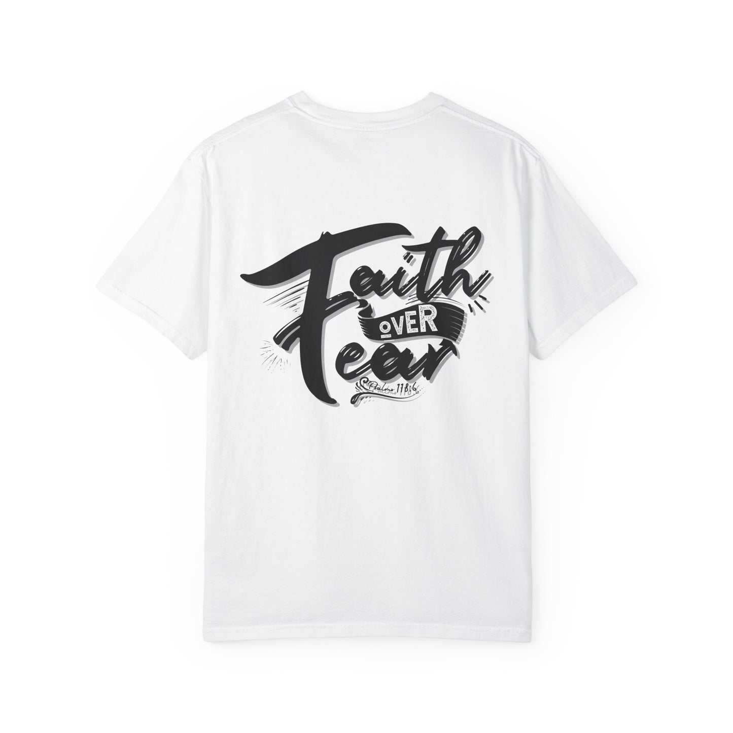 Faith Over Fear Graphic Tee, Inspirational T-Shirt, Christian Apparel, Unisex Religious Shirt, Powerfull Fashion