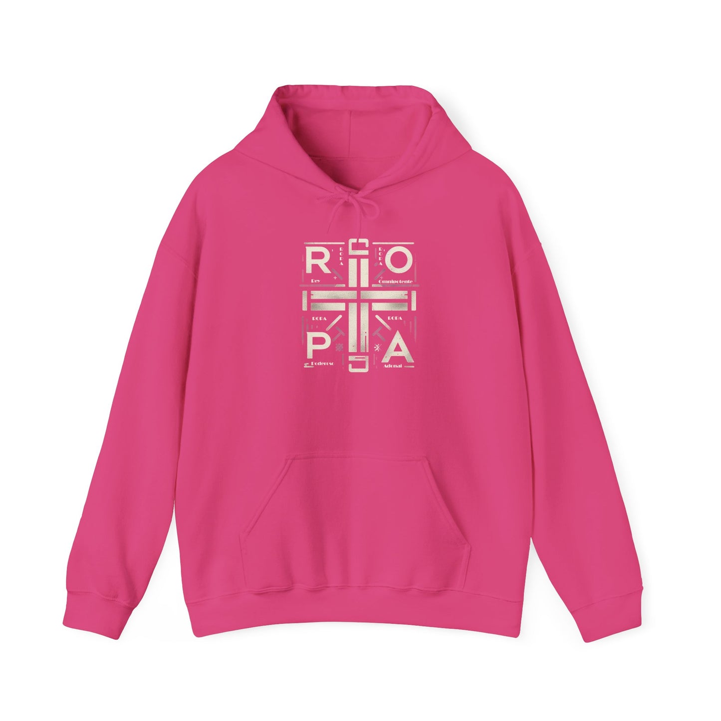 Minimalist Unisex Heavy Blend Hooded Sweatshirt - Stylish and Cozy