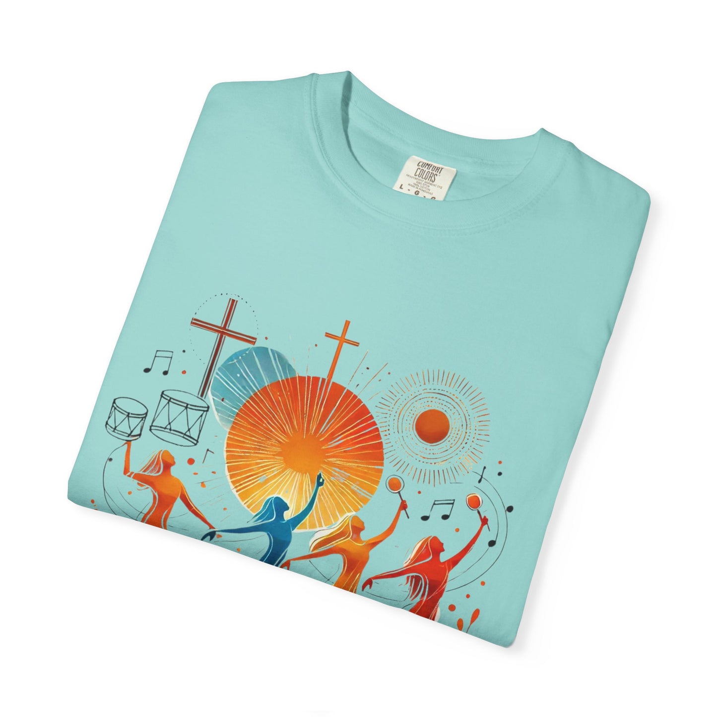 Unisex Garment-Dyed T-Shirt, Dance Design Tee, Seasonal Celebration Shirt, Gift for Dance Lovers, Festival Apparel