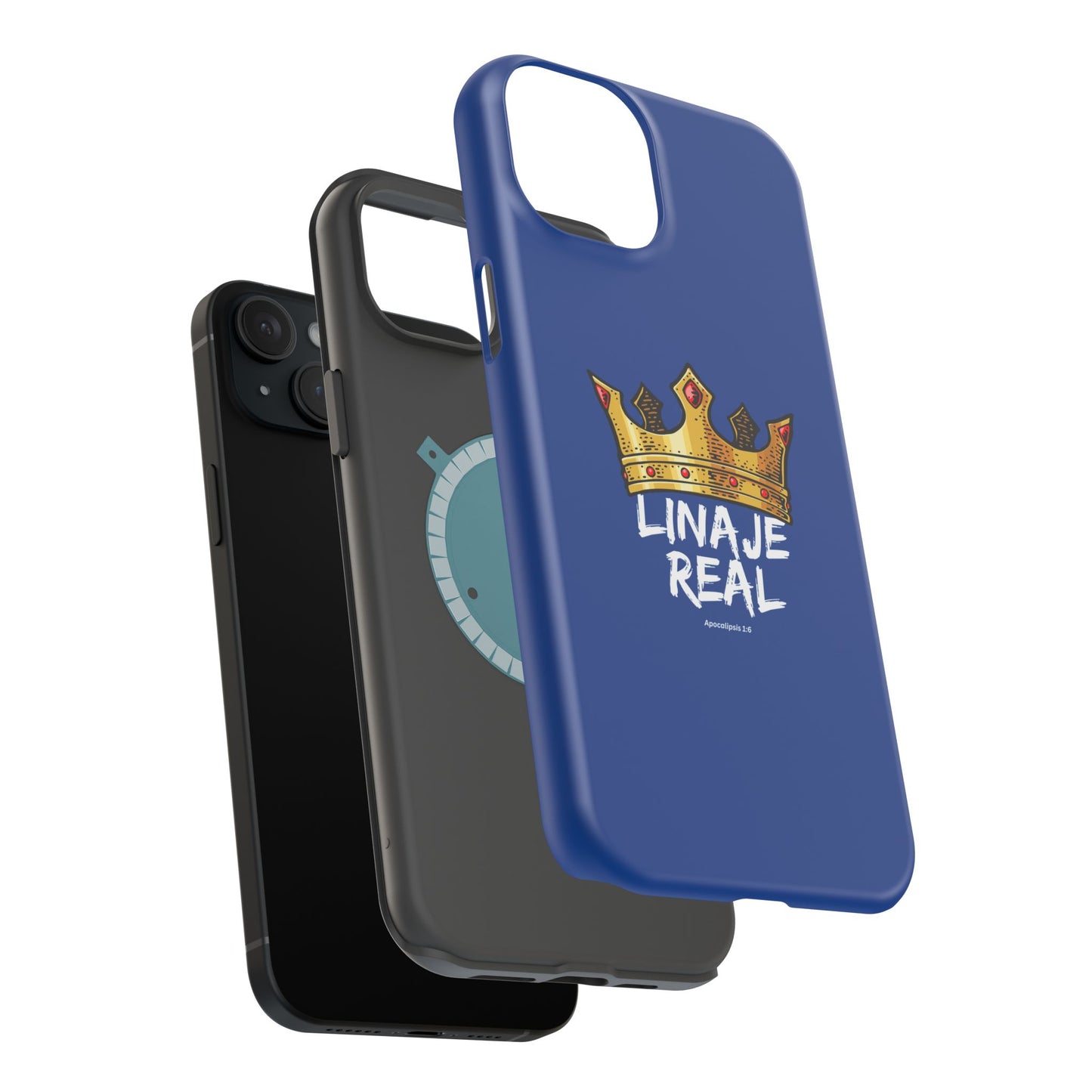 Magnetic Phone Case with Crown Design, Unique Phone Cover, Gift for Artists, Trendy Case, Protection for iPhone, Customizable Design