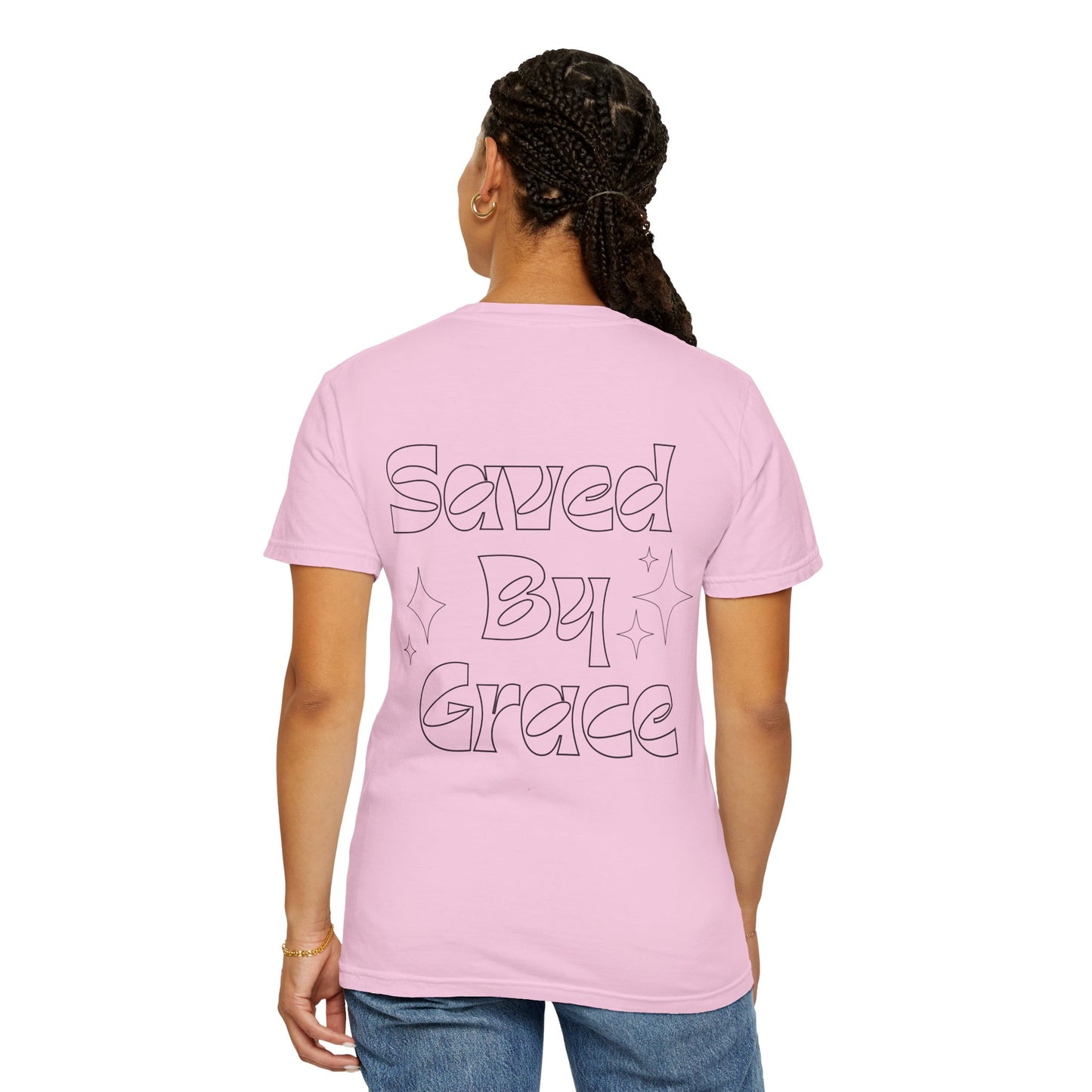 Faith-Inspired Unisex T-Shirt - Saved By Grace, Casual Wear, Christian Apparel, Gift for Believers, Everyday Comfort