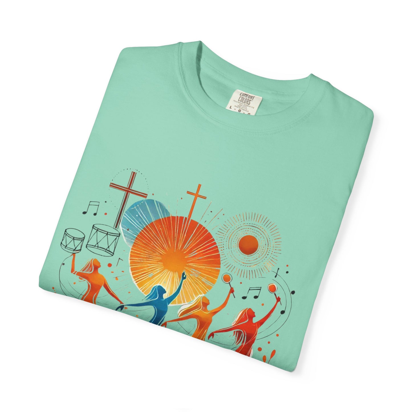 Unisex Garment-Dyed T-Shirt, Dance Design Tee, Seasonal Celebration Shirt, Gift for Dance Lovers, Festival Apparel
