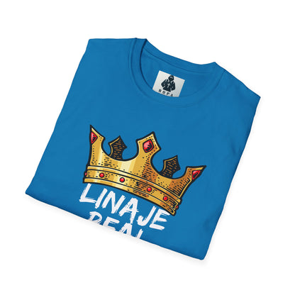 Unisex Softstyle T-Shirt - "Linaje Real" Crown Design - Perfect for Celebrations and Everyday Wear