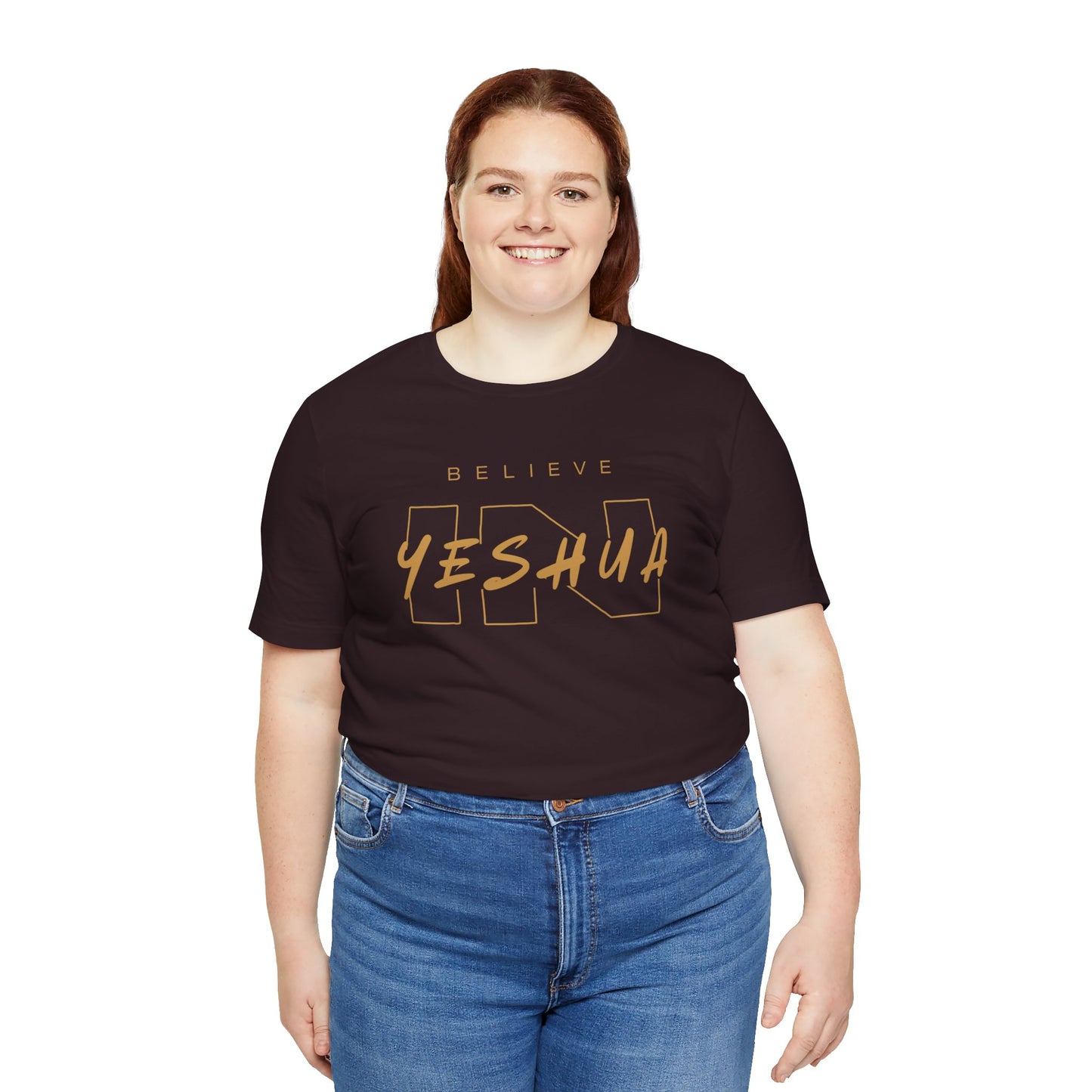 Unisex Short Sleeve Tee - 'Believe Yeshua' Inspirational Graphic Tee