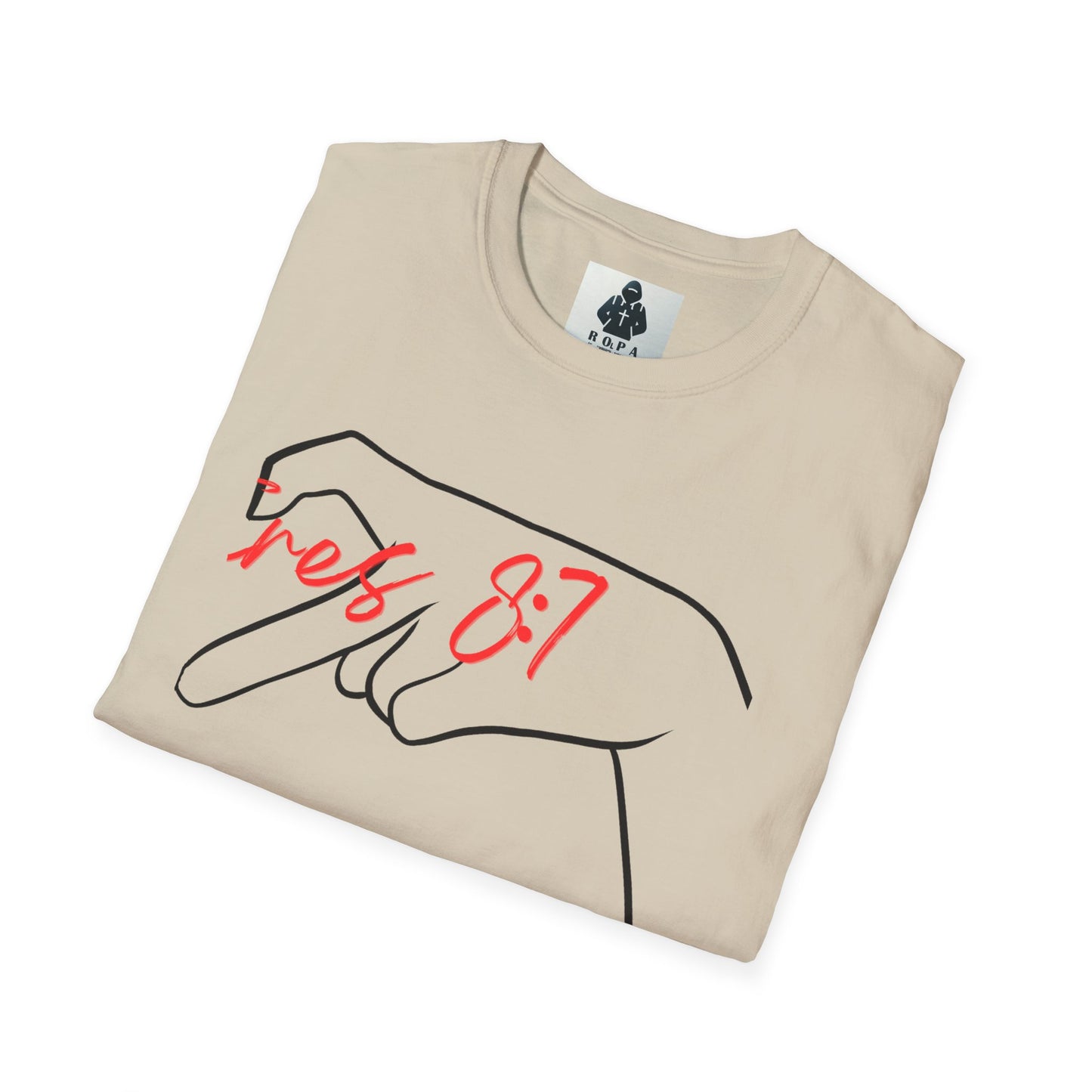 Unisex Softstyle T-Shirt with 'rez 87' Graphic - Casual Streetwear Tee