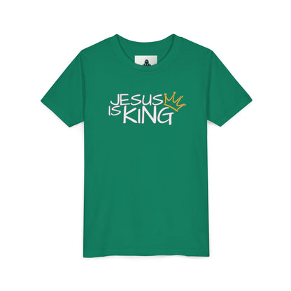 Youth Tee with Inspirational Jesus Design, Faith T-Shirt, Christian Gift, Summer Outfit, Religious Apparel, Kids Faithwear