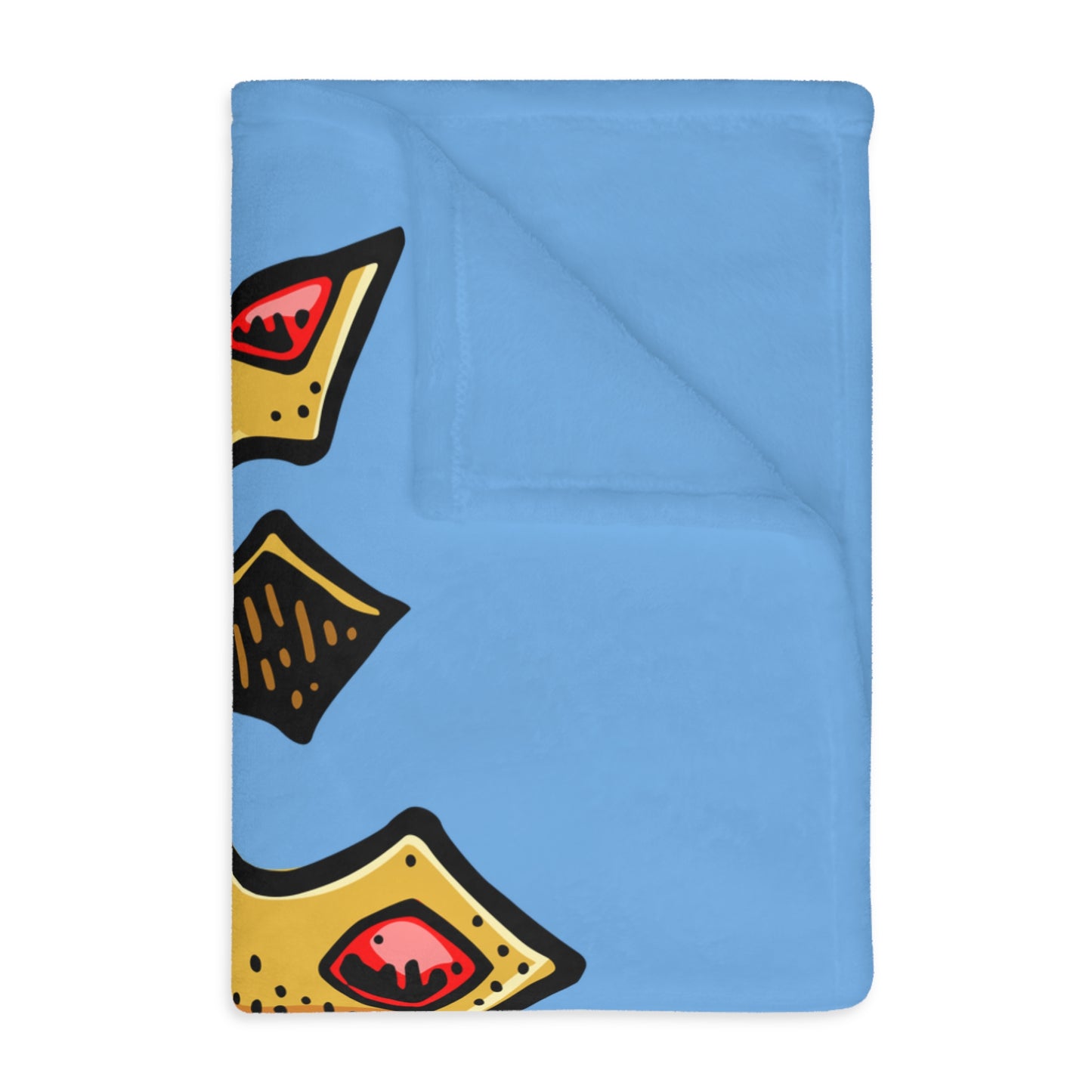 LINAJE REAL Crown Microfiber Blanket - Cozy Two-Sided Print for Comfort and Inspiration