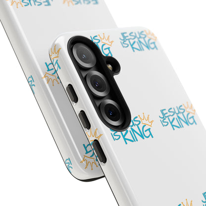 Jesus is King Phone Case - Tough Cases, Christian Gifts, Religious Accessories, Inspirational Protection, Unique Smartphone Cover