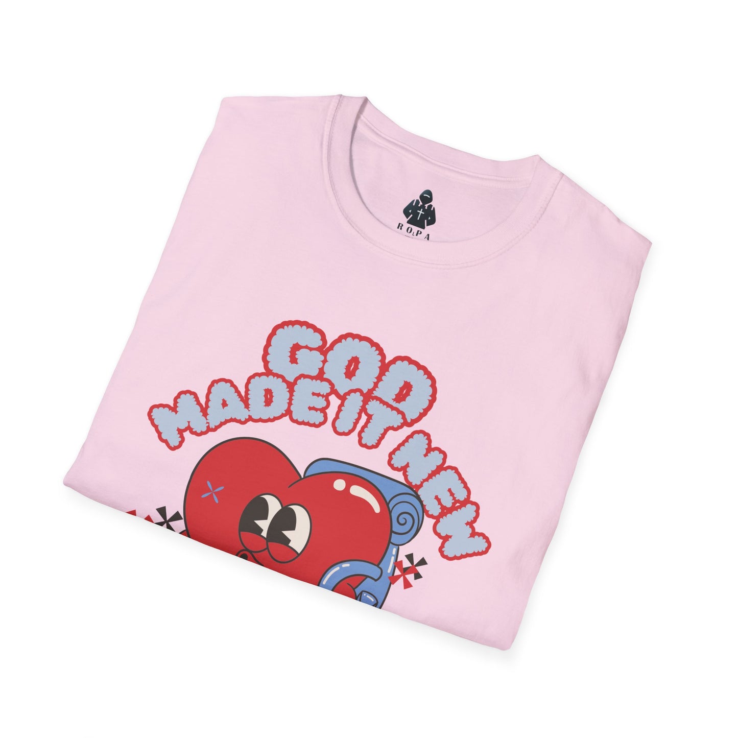 God Made New Unisex Softstyle T-Shirt - Fun & Playful Graphic Tee