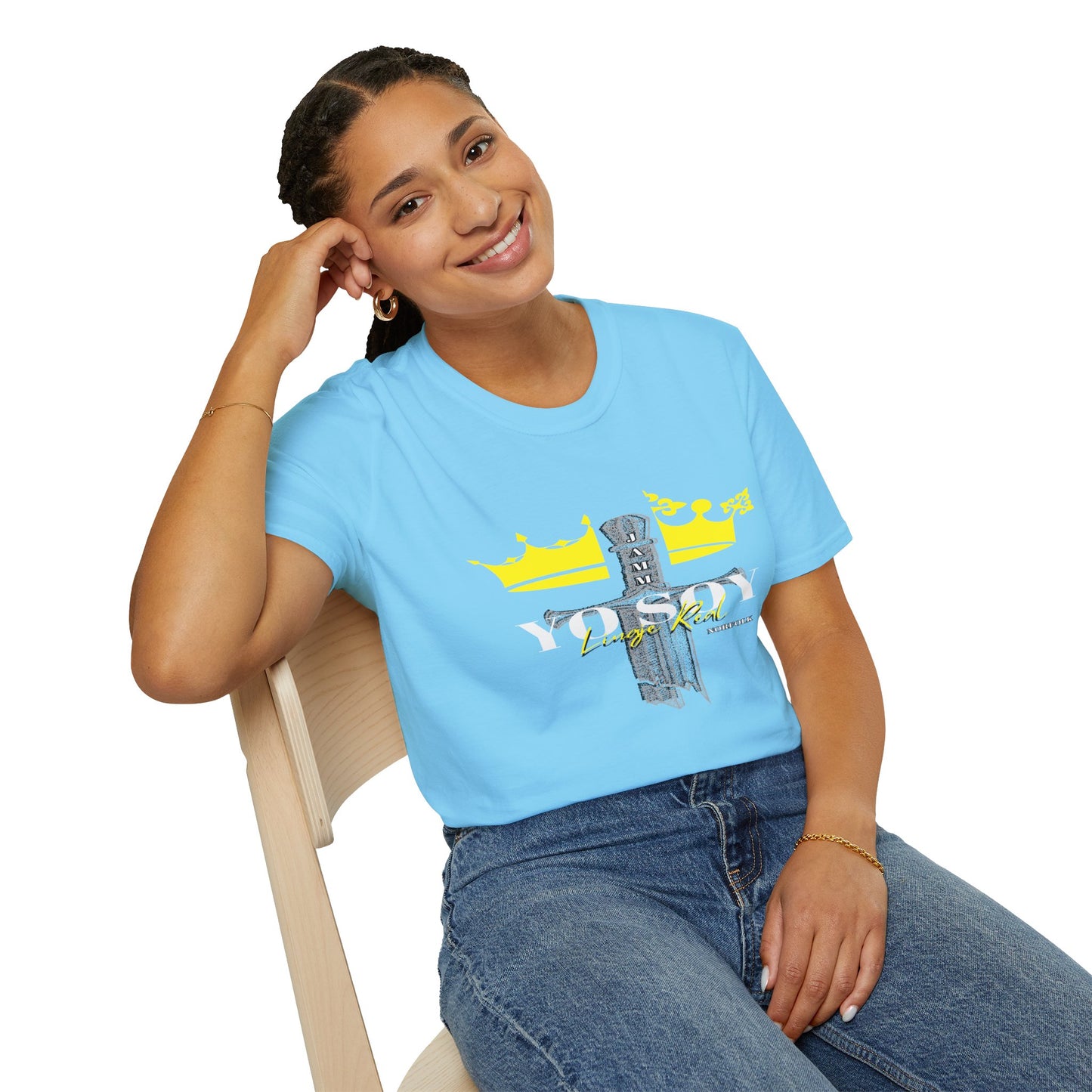 Crown Graphic Unisex Softstyle T-Shirt | Casual Wear, Streetwear, Gift for Friends, Birthday, Everyday Fashion