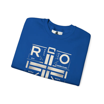 Eco-Friendly Graphic Crewneck Sweatshirt - R O P A  Cruz Design