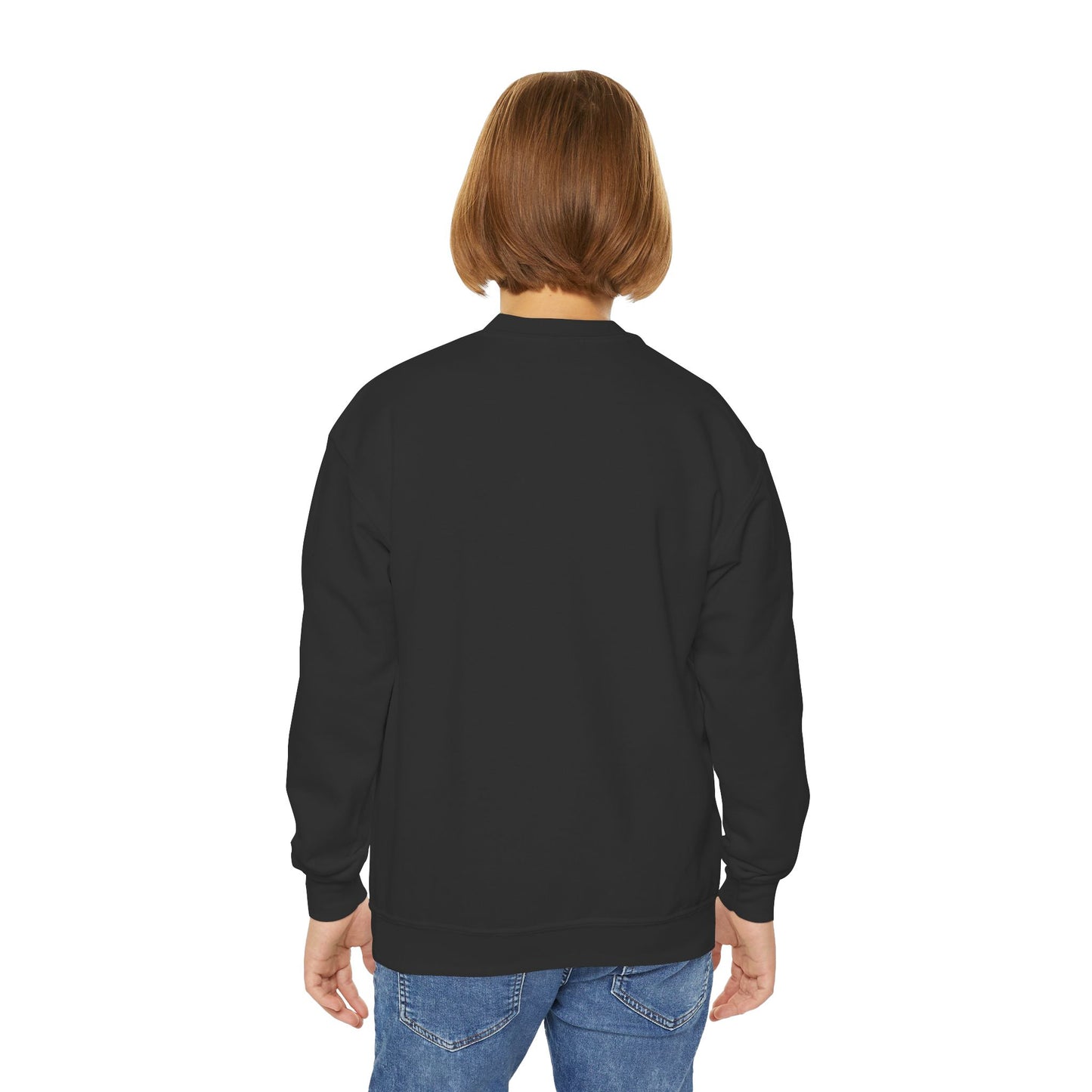 Youth Crewneck Sweatshirt - JESÚS MARANATHA COMING SOON - Faith-Inspired Apparel for Teens