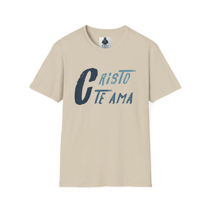Unisex Softstyle T-Shirt - 'Cristo Te Ama' Inspirational Tee