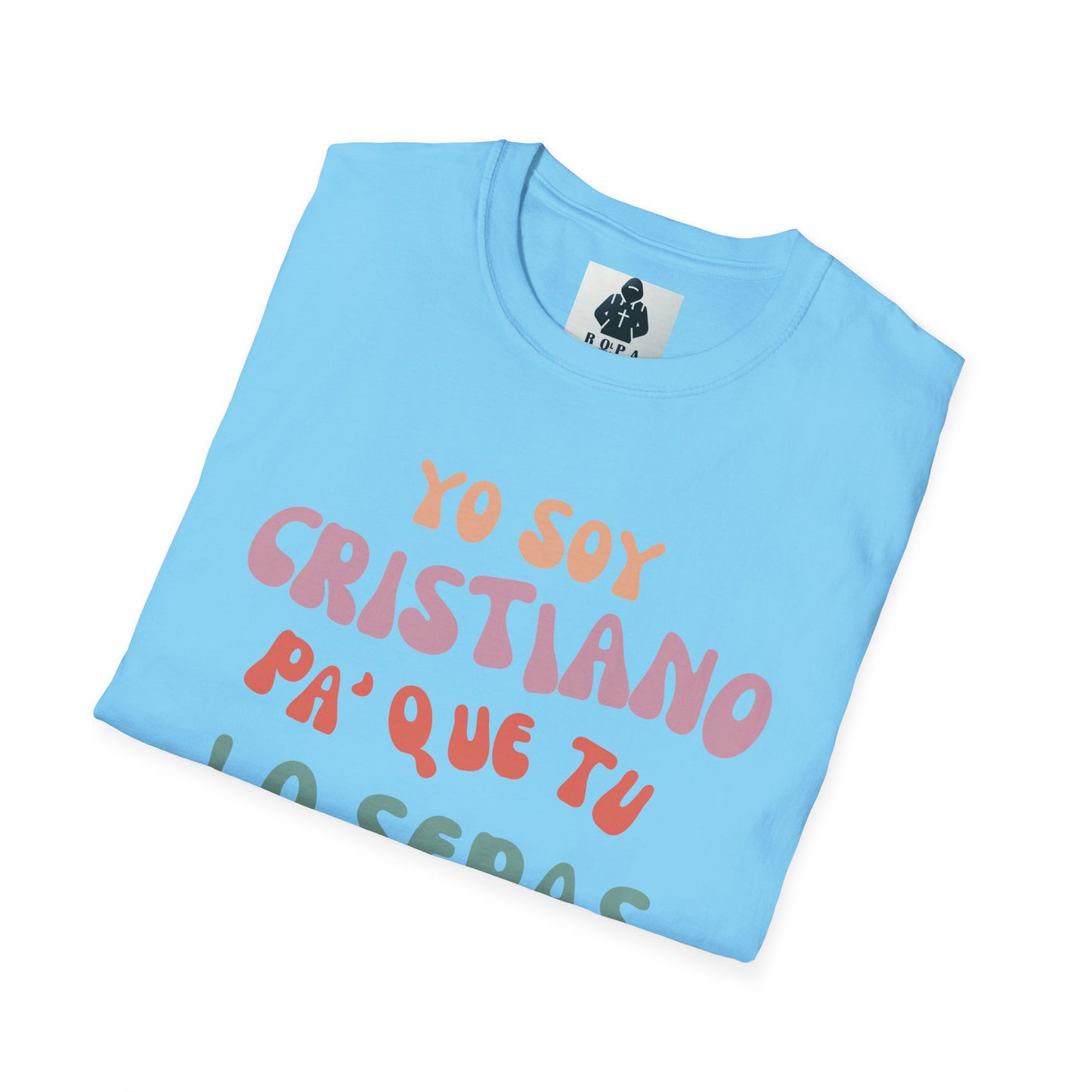 Yo Soy Cristiano Unisex Softstyle T-Shirt - Fun Statement Tee for Faith and Culture