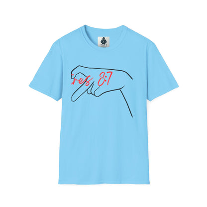 Unisex Softstyle T-Shirt with 'rez 87' Graphic - Casual Streetwear Tee