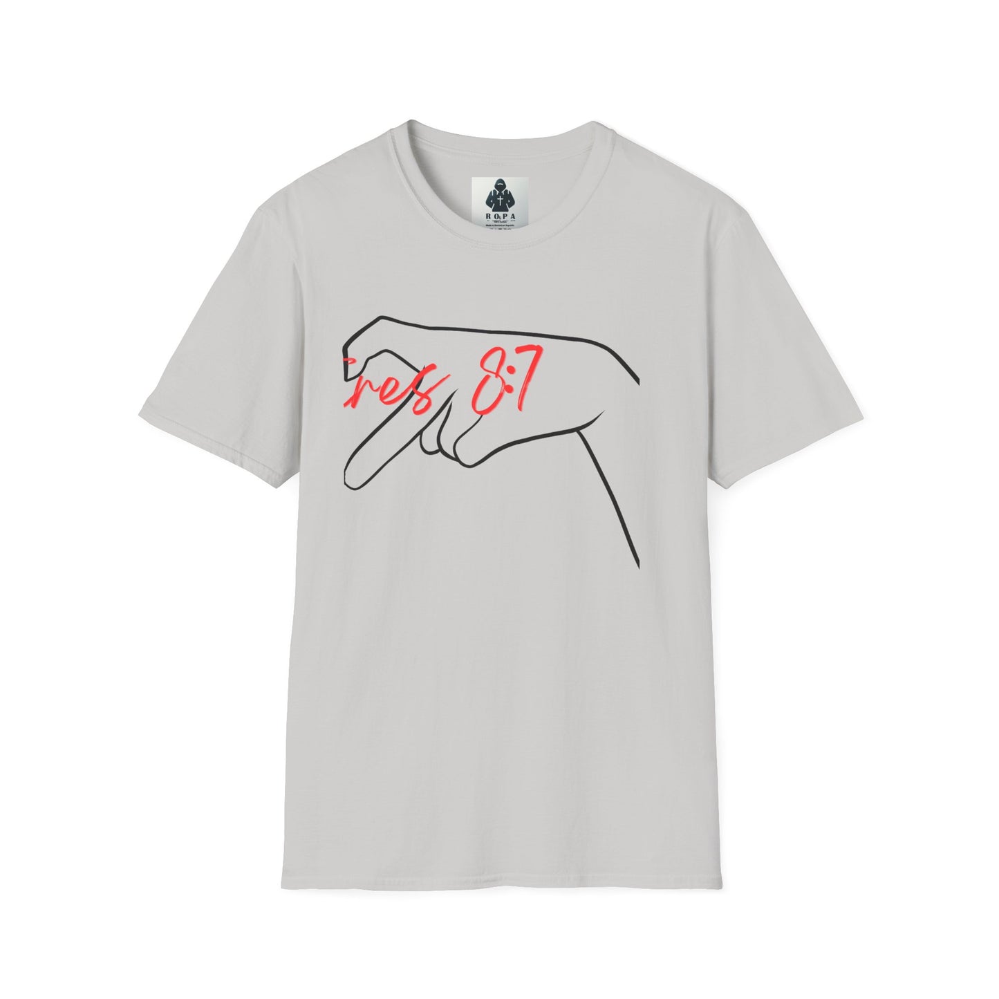 Unisex Softstyle T-Shirt with 'rez 87' Graphic - Casual Streetwear Tee