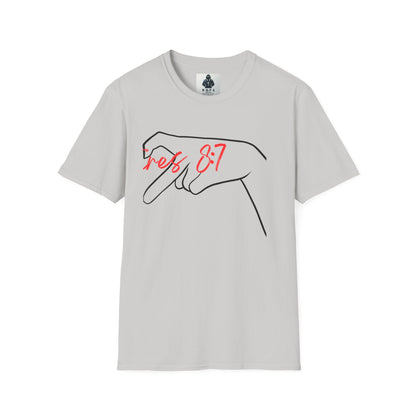 Unisex Softstyle T-Shirt with 'rez 87' Graphic - Casual Streetwear Tee