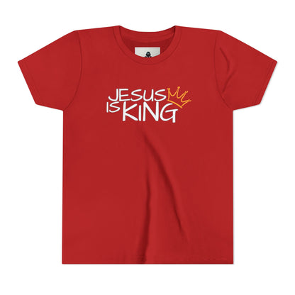 Youth Tee with Inspirational Jesus Design, Faith T-Shirt, Christian Gift, Summer Outfit, Religious Apparel, Kids Faithwear