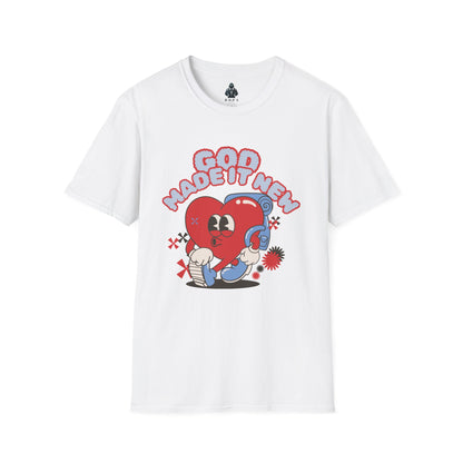 God Made New Unisex Softstyle T-Shirt - Fun & Playful Graphic Tee