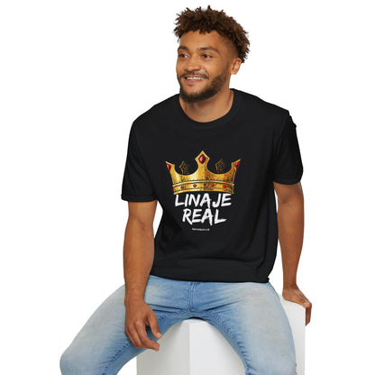Unisex Softstyle T-Shirt - "Linaje Real" Crown Design - Perfect for Celebrations and Everyday Wear
